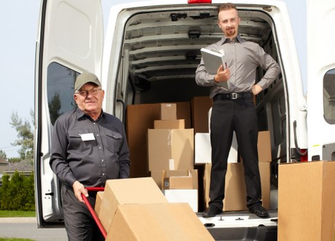 Office relocation team planning a business move in Hire