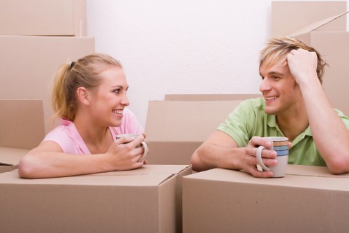 Household furniture being moved carefully in Hire