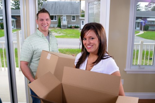 Careful unpacking service in a local Hire home