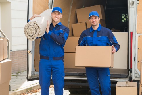 Man with van service vehicle ready for a local move in Hire