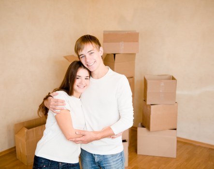 Careful handling of household items during a move