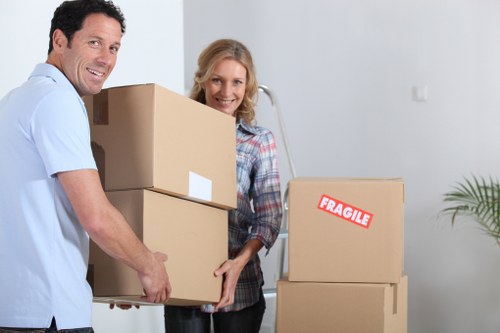 Man with a van service supporting a business collection and delivery