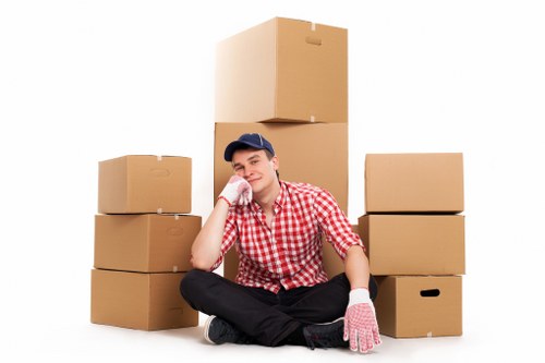 Local moving truck used for residential and commercial transport
